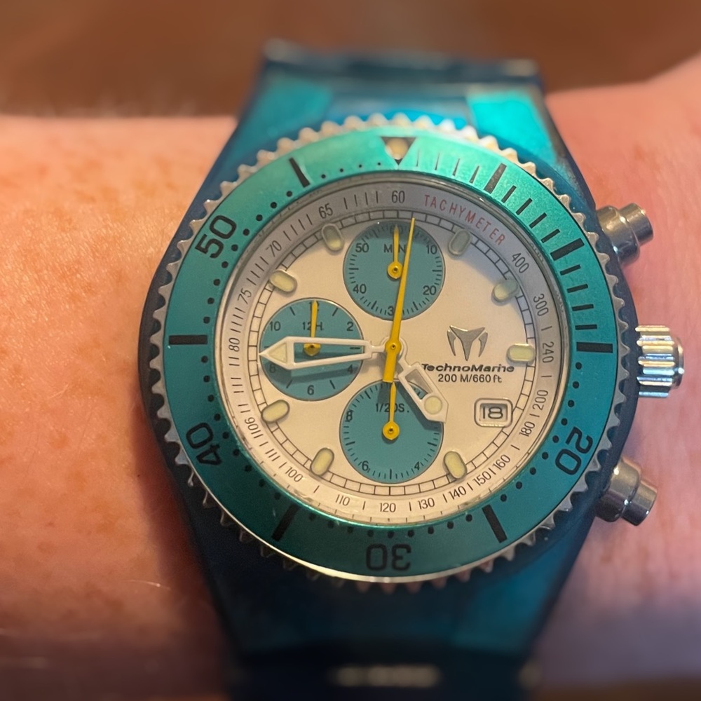 Blue TechnoMarine Cruise Jellyfish 40MM Watch